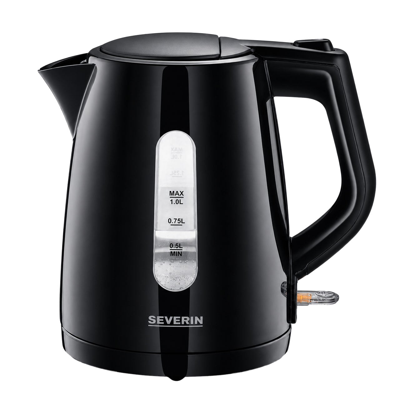Електрочайник Severin WK 3410 чорний, 1 л